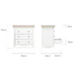 CuddleCo Clara 3 Piece Nursery Furniture Set - Image 6