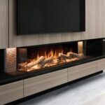 Evonic Halo 1500 Electric Fire HD Glass with British Woodland Logs - Image 4