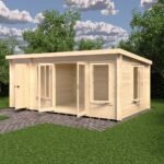 Shire Elm 10 x 17ft Log Cabin - Image 4