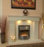 Marble Fireplace Cambridge Surround with Lights, Electric or Gas fire - Image 5