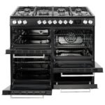 electriQ 100cm Dual Fuel Range Cooker - Image 5