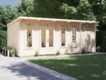 Log Cabin With Side Shed Storage W6.5m x D3m - Image 4