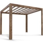 Dunster House Wooden Pergola Kit 3M X 2.5M Garden Patio Plant Frame Terracube