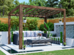 Dunster House Wooden Pergola Kit 3M X 2.5M Garden Patio Plant Frame Terracube - Image 4