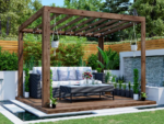 Dunster House Wooden Pergola Kit 3M X 2.5M Garden Patio Plant Frame Terracube - Image 2