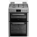 Hotpoint HDG6GDCX Gas Double Cooker 60cm