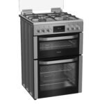 Hotpoint HDG6GDCX Gas Double Cooker 60cm - Image 2