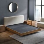 castlery Upholstered King Bed Floating Bed Base - Image 2