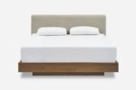 castlery Upholstered King Bed Floating Bed Base