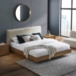 castlery Upholstered King Bed Floating Bed Base - Image 5