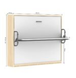 EzSpace NOBU Wall Bed Horizontal Space-saving & Stylish Murphy Bed - Image 2