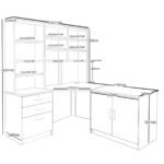 Neeley Corner Computer Desk Ebern Designs Colour - Image 3