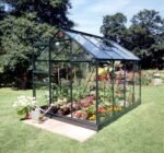 6x8 Halls Forest Green Popular Greenhouse - Image 3
