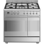 Smeg SCB92MX8 90cm Concert Dual Fuel Range Cooker