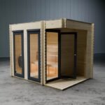 Waltons Novi Outdoor Home Sauna With Small Veranda - Image 4