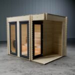 Waltons Novi Outdoor Home Sauna With Small Veranda