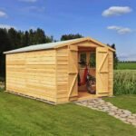 Shire Garden Value Overlap 12 x 8 Double Door Apex Shed - Image 4