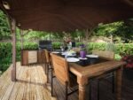 Dunster House Utopia 430 Slatted Wall Gazebo W4m x D3m - Image 2