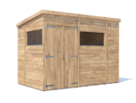 Dunster House 10' x 6' Pent Roof Shed Fully Pressure Treated Modular Pent Shed With Window