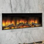 Evonic Halo 1500 Electric Fire HD Glass with British Woodland Logs - Image 2