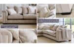 DFS Pillow Back 3 Corner 3 Sofa Dolcie Combination Fabric - Image 4