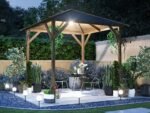 Dunster House Wooden Gazebo 2M X 2M Heavy Duty Garden Shelter Pressure Treated - Image 9