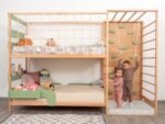 Bunk Bed, Montessori Bed for Twins, Toddler Bed, Twin Bed, Bunk Beds for Kids, Montessori Furniture, Bed Frame, Nursery Decor, Toddler Gym - Image 9