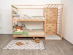Bunk Bed, Montessori Bed for Twins, Toddler Bed, Twin Bed, Bunk Beds for Kids, Montessori Furniture, Bed Frame, Nursery Decor, Toddler Gym - Image 5