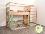 Bunk Bed, Montessori Bed for Twins, Toddler Bed, Twin Bed, Bunk Beds for Kids, Montessori Furniture, Bed Frame, Nursery Decor, Toddler Gym - Image 10
