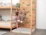 Bunk Bed, Montessori Bed for Twins, Toddler Bed, Twin Bed, Bunk Beds for Kids, Montessori Furniture, Bed Frame, Nursery Decor, Toddler Gym - Image 8