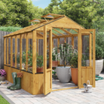 BillyOh Wooden Clear Wall Greenhouse with Opening Roof Vent - Image 3