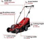EINHELL GE-CM 18-33 Li Cordless Rotary Lawn Mower - Image 4
