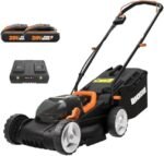 Worx WG779E.2 40V Cordless 34cm Lawn Mower with 2.0Ah Batteries and Charger