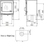 Dik Geurts Ivar 5 Multi Fuel / Wood Burning Stove - Image 7