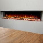 Ezee Glow 60'' Celestial Built-In Media Wall Electric Fire - Image 10