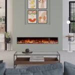 Ezee Glow 60'' Celestial Built-In Media Wall Electric Fire - Image 4