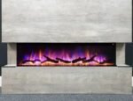 Ezee Glow 60'' Celestial Built-In Media Wall Electric Fire - Image 3