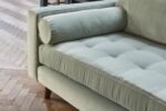 Velvet 3 Seater Sofa Modern Style Custom Sofa Velvet - Image 2