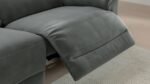 the sofa shop 2 Seat Real Leather Electric Recliner Home Cinema Theatre Sofa + LED - Image 2