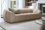 Sofology Green 2 Corner 1.5 Chaise Sofa in Soft Chenille Olive - Image 3