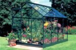 6x8 Halls Forest Green Popular Greenhouse - Image 4